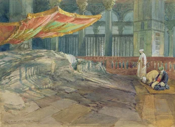 Le Sakrah ou Rocher Sacré, Jérusalem, 1879